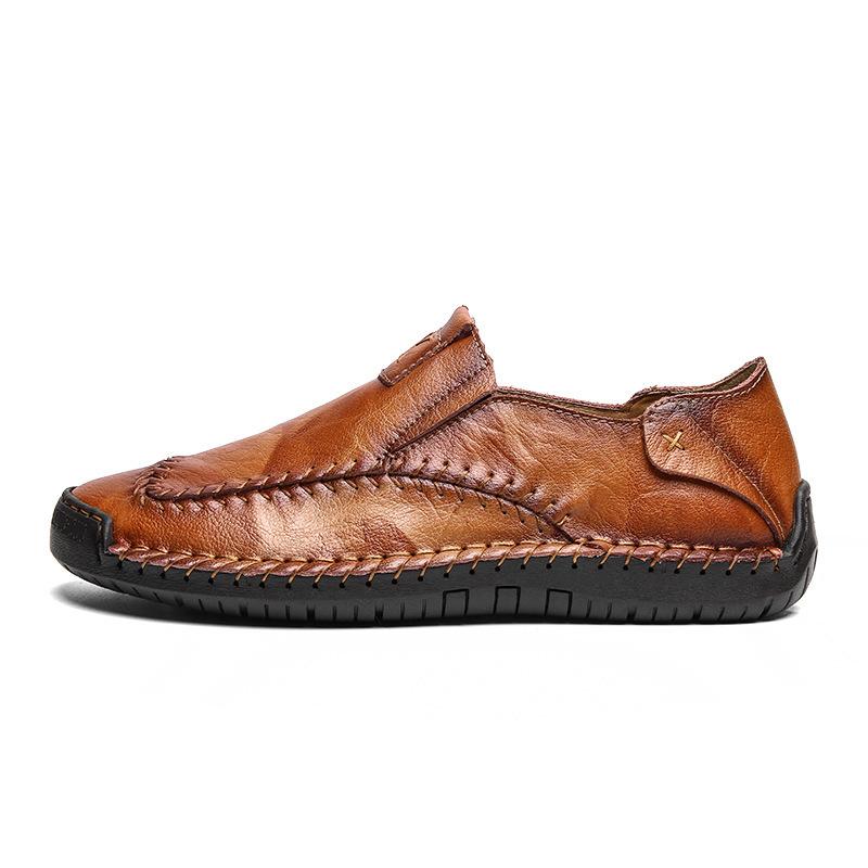 2019 European and American large size men's shoes 46male spring men's casual leather shoes shoes47 breathable 48 size men's shoes Ebay