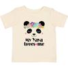 Inktastic My Yaya Loves Me Granddaughter Baby T-Shirt Grandkids Clothes Bear