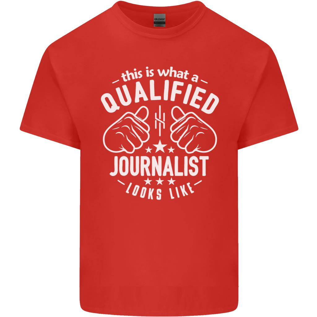 This Is What a Qualified Journalist Looks Like Unisexs Light Cotton TShirt