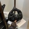 Street trend pleated bag summer new small bag texture women's bag simple small fresh handbag