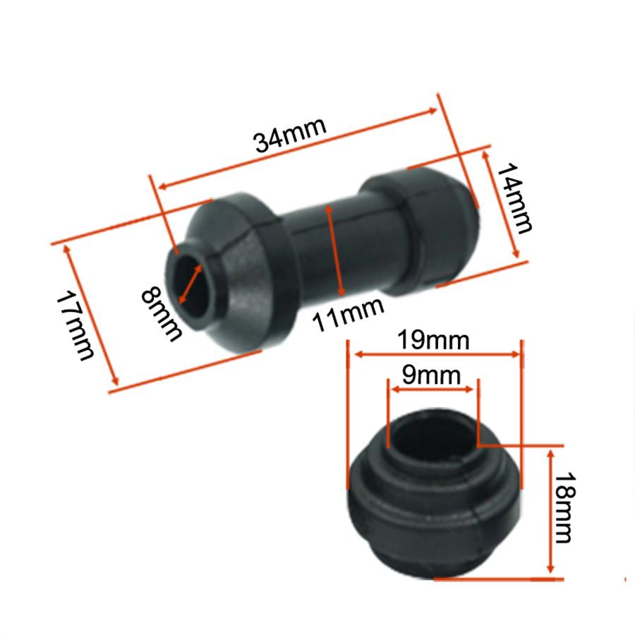 50 Sets Universal Motorcycle Brake Accessories Stent Rubber Ring Disc Brakes Under The Pump Dust Cover Sets Of Dust Caps