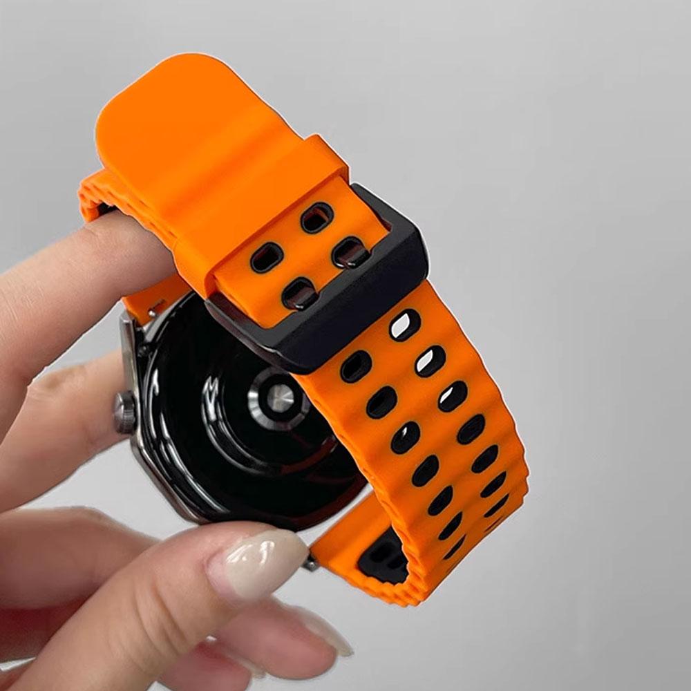 22mm Silicone Band for Amazfit GTR 47mm/GTR 4 3 Pro/Balance 2 1/Bip 6 5/Stratos 2 3 Bracelet for Huawei Watch GT6 5 4 46mm Strap
