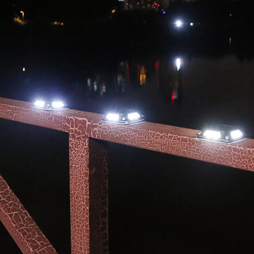 Solar Ground Light 8 LEDs Warm Light Solar Waterproof Garden Lamp Outdoor Courtyards Driveway Marker Light Wall Lights