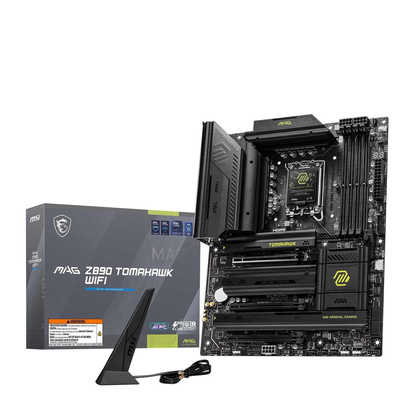

MSI MAG Z890 TOMAHAWK WIFI Z890 Чіпсет ATX Материнська плата MB6585
