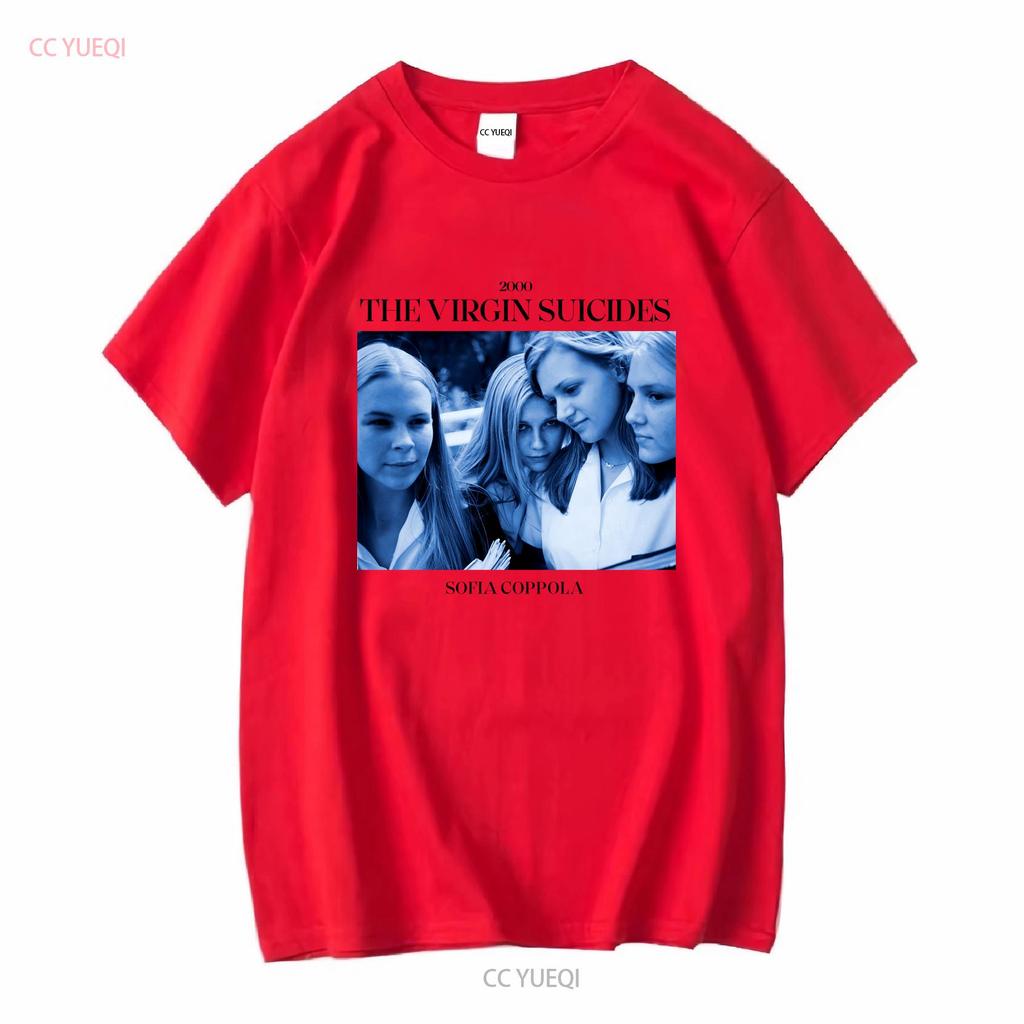 The virgin suicides book film sofia coppola director inspired T shirt TE vintage Washed Casual designer clothes Breathable