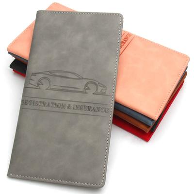 Portadocumenti Auto Assicurazione Porta Libretto di Circolazione Copertura Patente di Guida Pelle Documenti Auto Borsa Porta Patente di Guida Porta Carte di Credito