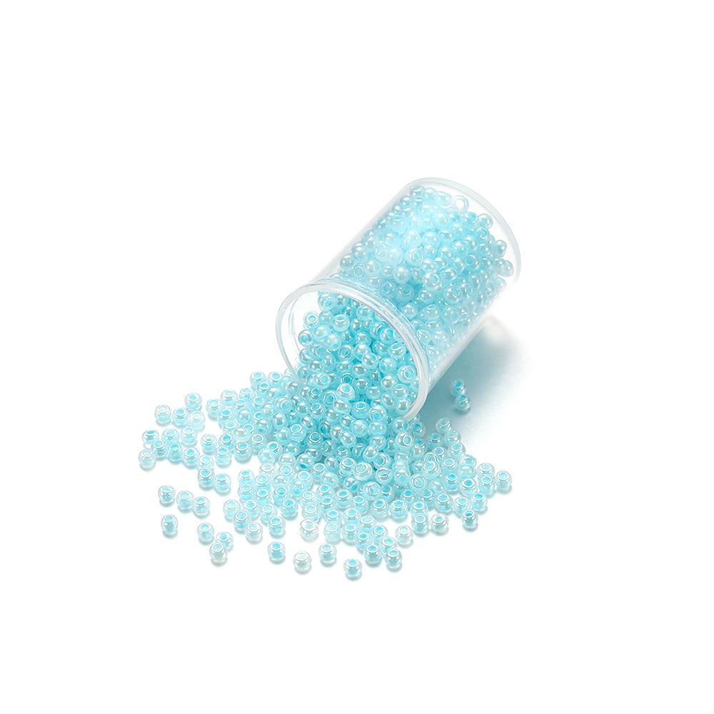 

1800 шт., 2 мм, сладкий цветной шарм, чешский стеклянный бисер, милый объемный маленький шарик для браслета «сделай сам», принадлежности для изготовления ювелирных изделий 2mm x Hole 1.0mm