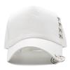 Hot Sale Unisex Y2K Cap Solide Plain Baseball Cap Outstreet Women Cross Metal Decoration Cap Female Trendy Hat