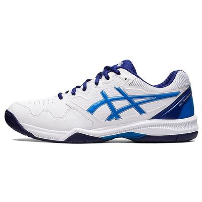 Zapatillas de Hombre Gel Dedicate 7 Blanco Azul Eléctrico 1041A223-103