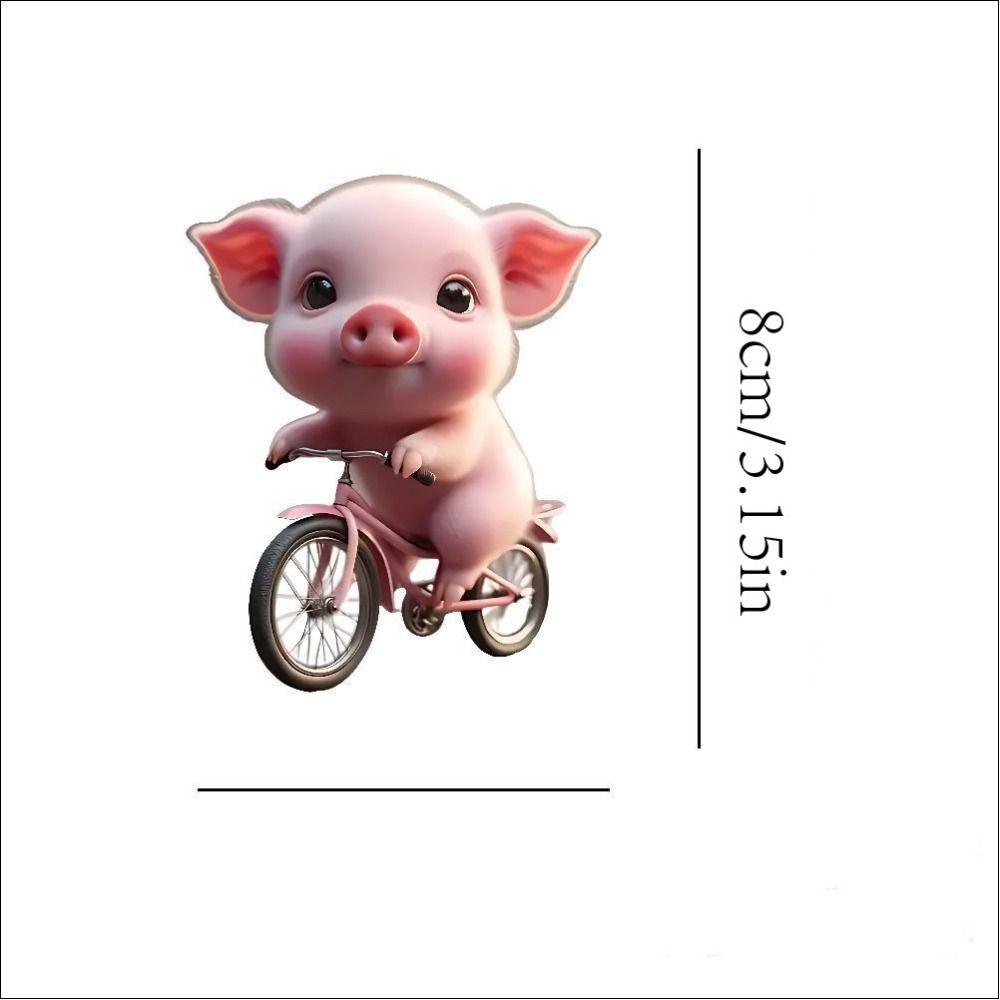 Prasátko tvar přívěsku na klíče prasátko akrylová dekorace na batoh dekorace do interiéru auta přívěsek domácí dekorace