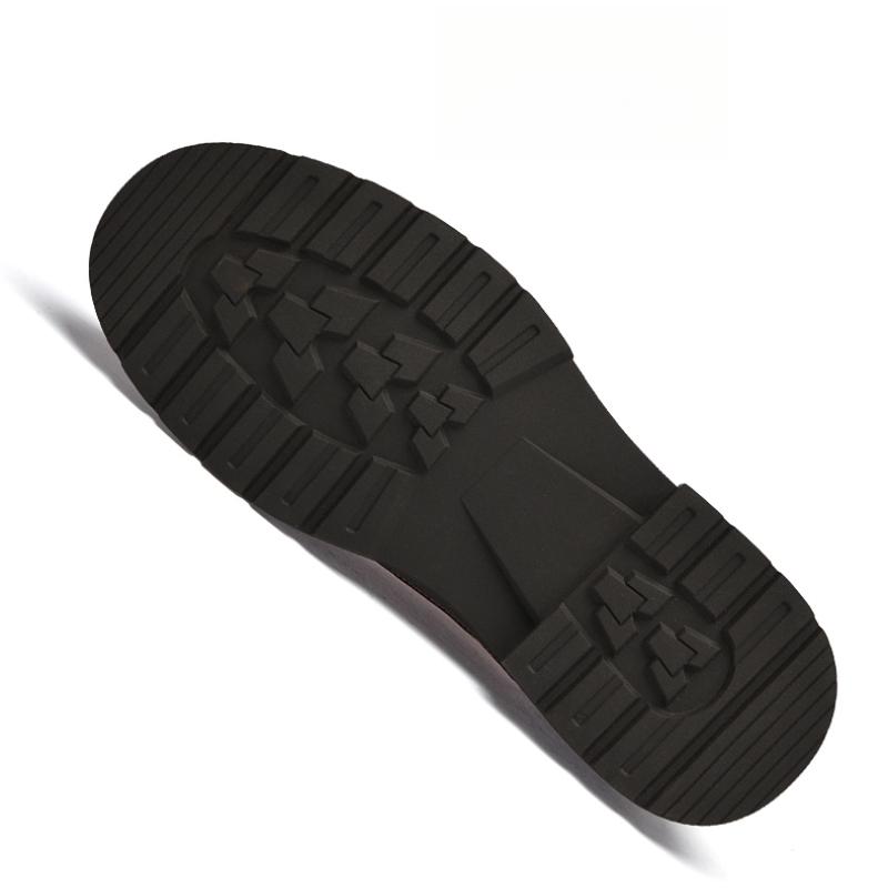 British Style Men's Work Shoes Thick Soled Casual Shoes Men's Leather Trendy Shoes Retro Style Luxury Shoes