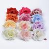 100pcs Silk Roses Flowers Wall Bathroom Accessories Christmas Decorations for Home Wedding Cheap Artificial Plants Bride Brooch