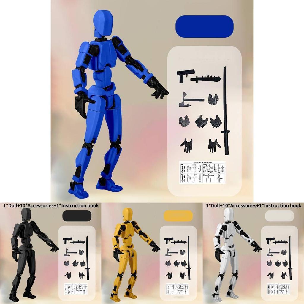 Versatile Jointed Figurine Stress Relief Toy Perfect For Creative Diy Enthusiasts