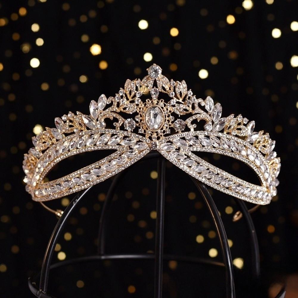 Baroque Style Wedding Crystal Crown Gorgeous Design Queen Crown Bridal Tiara  Bridal Accessories