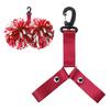 Cheerleading Pompom Holder Cheer Bag Organizer With Snapbutton Durable Hanger For Multiple Poms, Cheer Gear Accessory Girls