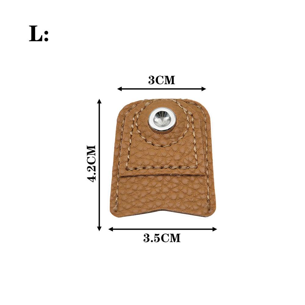 Sewing Thimble Needlework Finger Cover Tip Leather Protection Cover Thimble Ring Handmade DIY Craft Embroidery Sewing Tools
