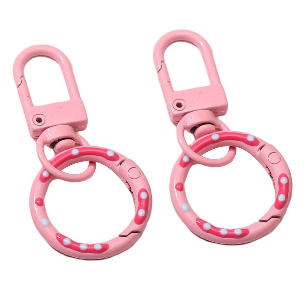1Set/bag Alloy Donut Spring Buckle Door Buckle For DIY Jewelry Making