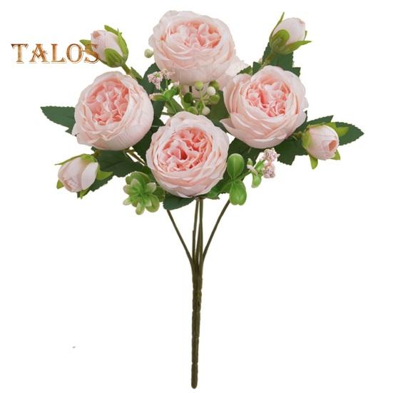 

1 ветка, имитация пиона, не увядающая, сделай сам, яркий внешний вид, привлекательный искусственный цветок пиона, свадебный букет, домашний декор светло-розовый
