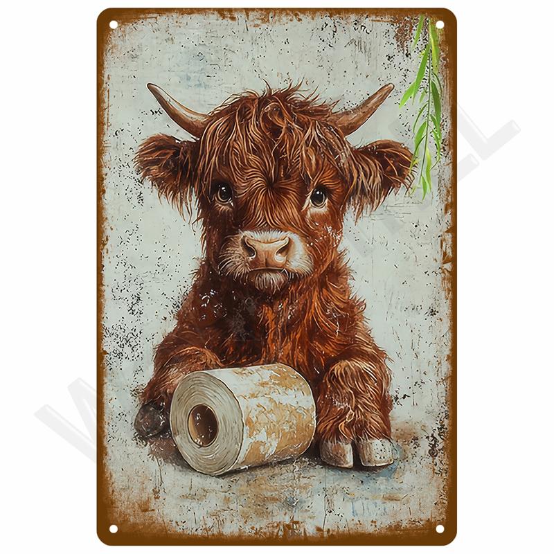 Retro Metal Sign Wall Art Mural Aesthetic Room Home Decor Items Poster Vintage Metal Plate Garage Decoration Tin Sign Plates Bar