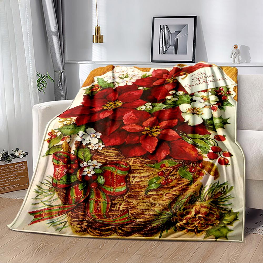 Christmas 106 Blanket Ultra-Soft Suitable for Picnics Seaside Office for All Occasions Playful Design Perfect Gift for Relatives and Friends