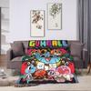 The Amazing World Of Gumballs Blanket  Picnic Flannel Throw Blanket For Couch Bed Warm Soft Design Quality Bedspread Gift Idea