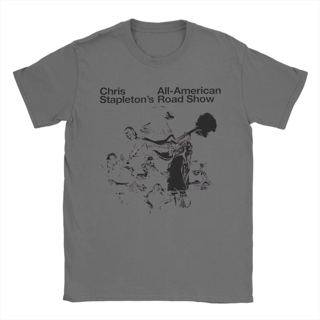 New Arrival Chris Stapletons AllAmerican Road Show Tour T Shirt For Unisex  100 Cotton Tshirts Short Sleeve Tops