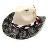 2025 Western Men's and Women's Autumn and Winter Ethnic Style Jazz Hat, Big-brimmed Top Hat, Woolen Peach Top, Cowboy Hat