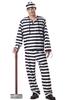 Black and White Striped Prisoner Costumes for Men and Women - Sexy Masquerade Halloween Outfits