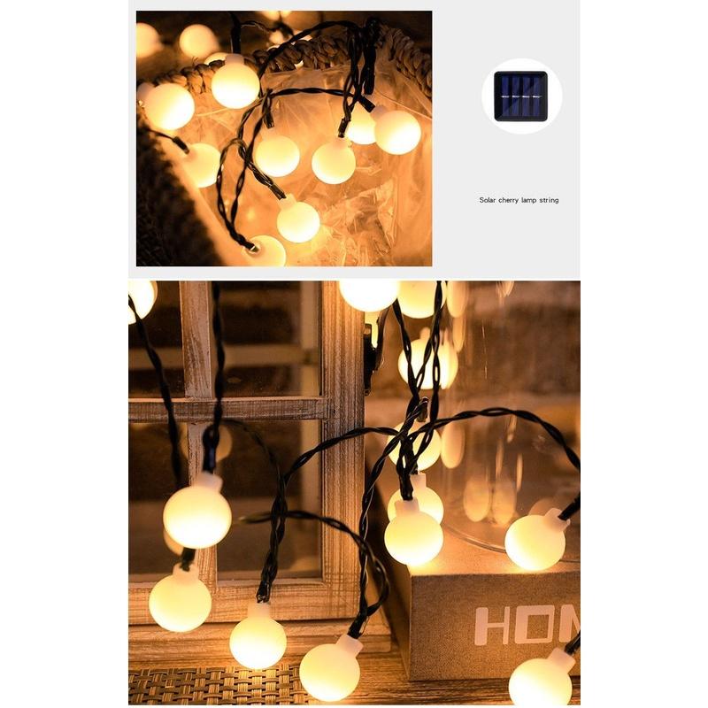 Waterproof Led Solar String Lights For Fairy Garden Decorations