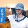 1pc Women and Men's Bucket Hat  Anti Mosquito with Net Mesh for Summer Outdoor Breathable Fishing Gardening Hat