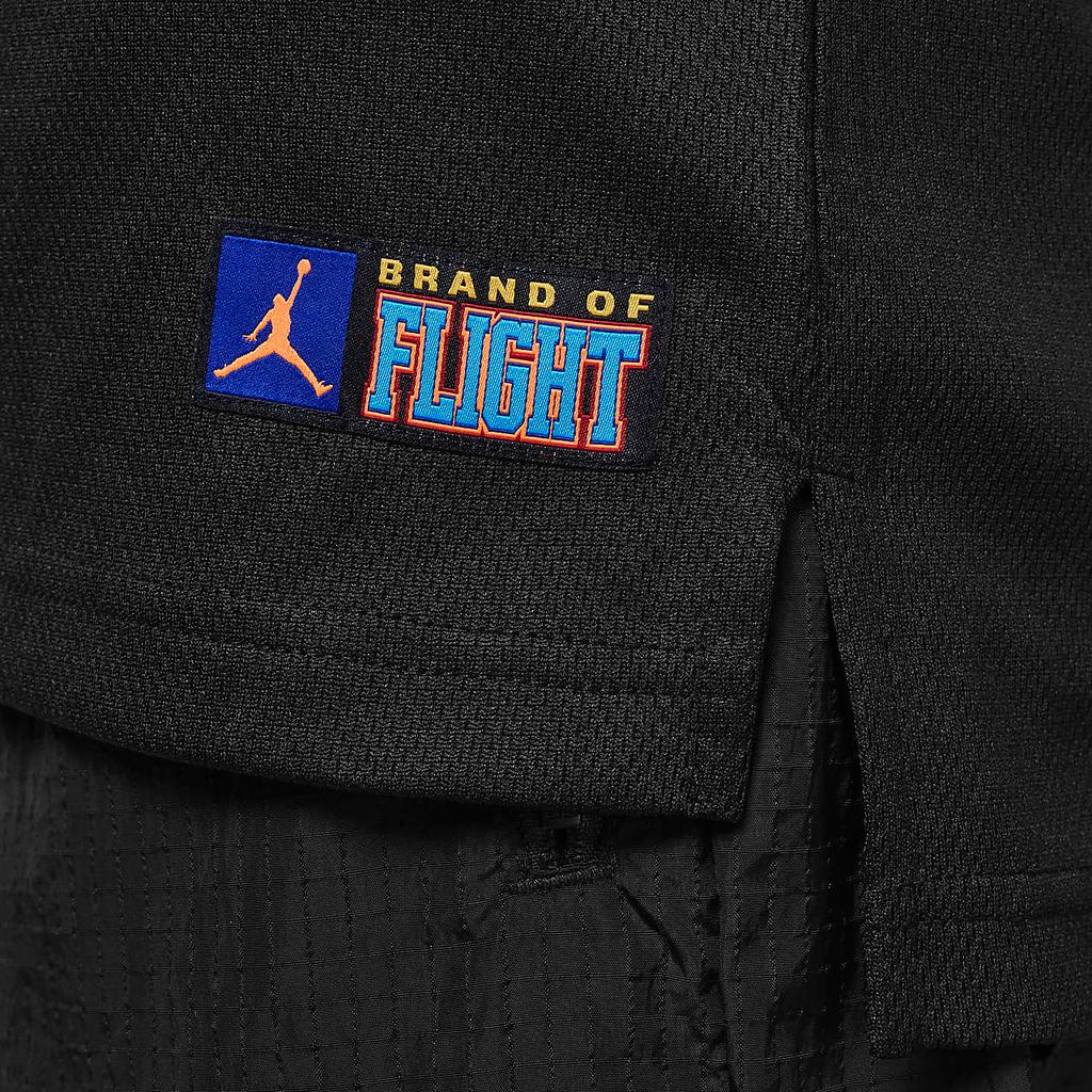 Jordan Patch Pack Logo Print Sleeveless Sports Jersey Kids basketball Black FV2695-010