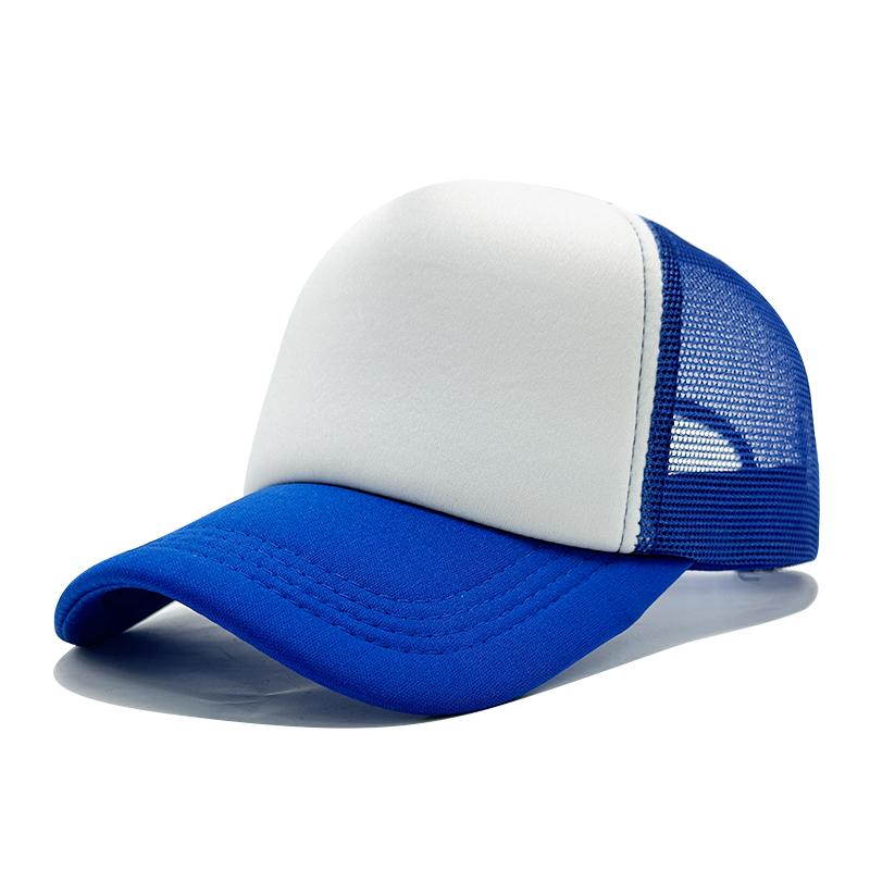 Wholesale High Quality Custom 3D Embroidery Sublimation Print 5-Panel Trucker Mesh Cap  Baseball Gorras Blank Foam Trucker Hat