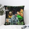 Kissenbezug Chris Brown Breezy Album-Musik Rapper Benutzerdefinierte Kissenhülle für Sofa Couch Bett Wohnzimmer Vintage Kissenbezüge