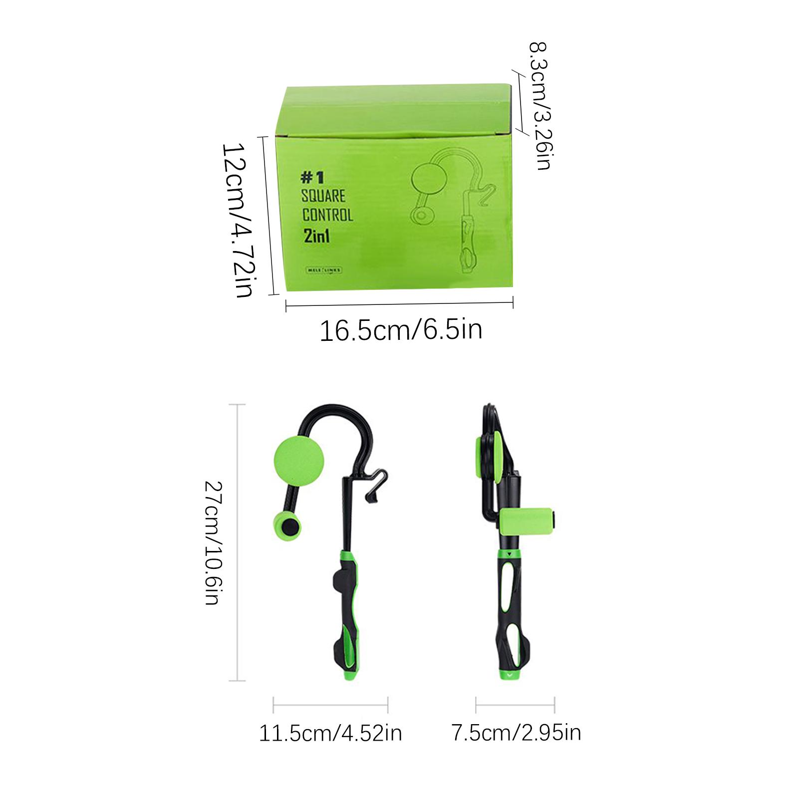 

Square Training Grip Postures Trainer Control Tool Golf Swing Instant Feel-Based Feedback Swing Tool Putter Hand Grip Correction зелёный