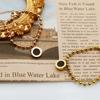 Retro Black And White Double-Sided Roman Premium Digital Bracelet Women'S Non-Fading Round Bead Titanium Steel Bracelet