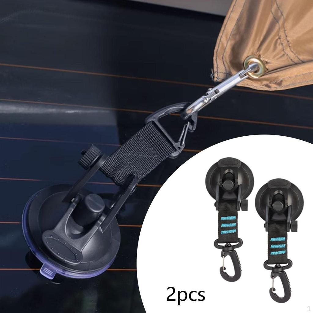 Pack of Rotating Suction Cups for Tent Anchoring