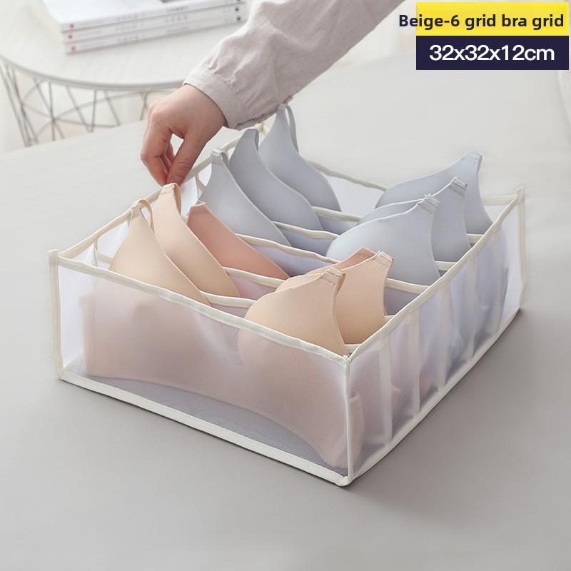 Foldable Drawer-Style Wardrobe Organizer with Handles for Underwear and Clothing