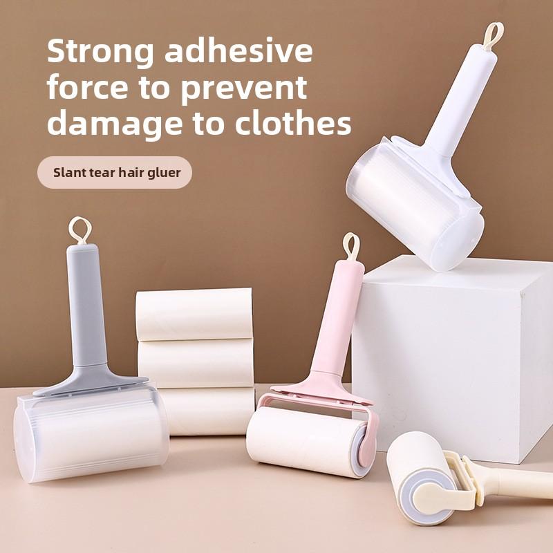 Roller Pet Hair Adhering Device