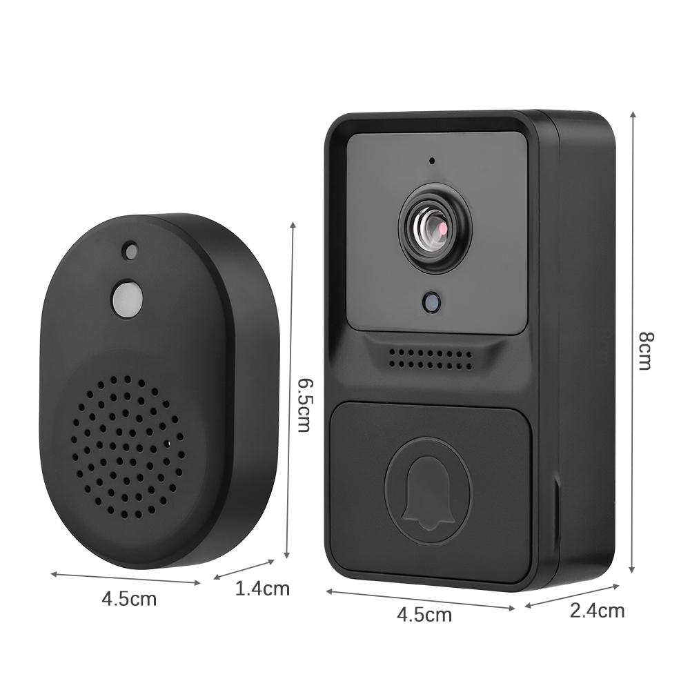 1080P High Resolution Visual Smart Security Doorbell Camera Wireless Video Doorbell with IR Night   2-Way   Real-Time Monito
