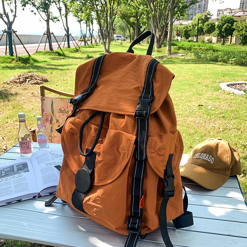 Men's Outdoor Hiking Mountaineering Bag Large Capacity Travel Backpack Women's Lightweight Computer Backpack Student Schoolbag
