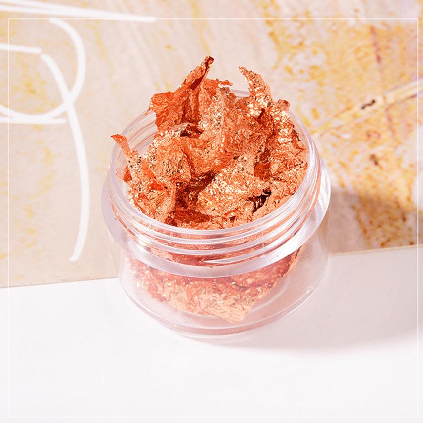 3G Glitter Gold Leaf Foil Colored Tissue Paper Wrapping Decor Quilling Scrapbook Paper Hand Made Fillings Materials Art Supplies