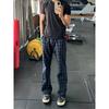 MAYBEYOND Men's Summer Stylish Plaid Straight-Leg Pants