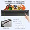 Vacuum Sealer Machine: Upgraded 5 in1 Food Vacuum Sealer with Dry&Moist Modes, LED Indicator Lights, Compact Design, Includes 15PCS Vacuum Seal