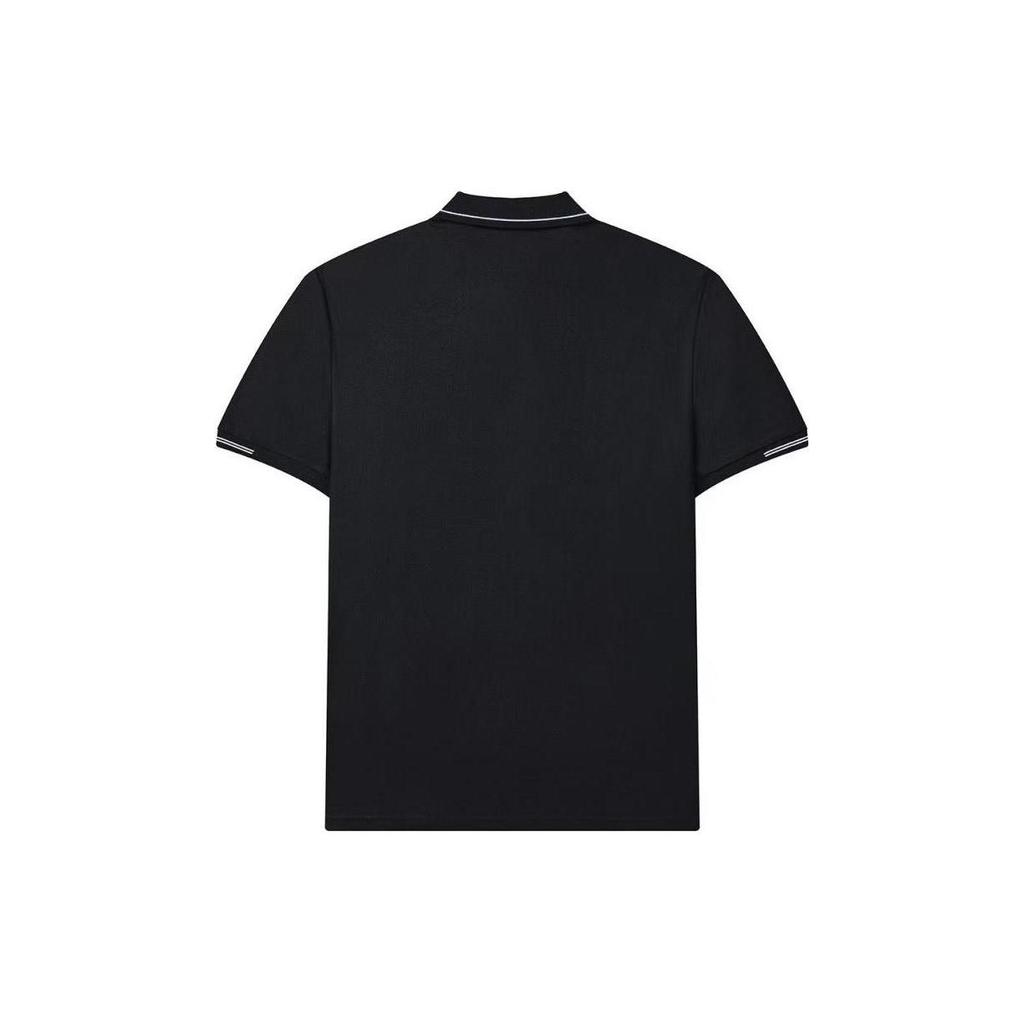 Fila Solid Color Logo Casual Polo Shirt Men Tops Legendary-Blue F61M222101FNV