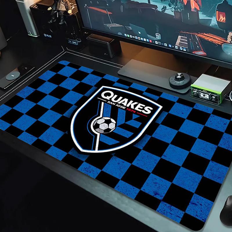 San Jose Earthquakes Color Mouse Pad Large Gaming Table Cushion Non-slip Laptop Tablet Big Mousepad XXL Mat Mini PC Playmat With Lock edge