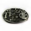 American Western Cowboy Oval Belt Buckle - New Bull Head Design