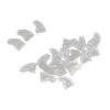 20PCS Pet Cat Nail Covers 20Pcs Soft Comfortable Clear Nail Tips for Cats Anti Scratch Furniture Safe Caps with Glue