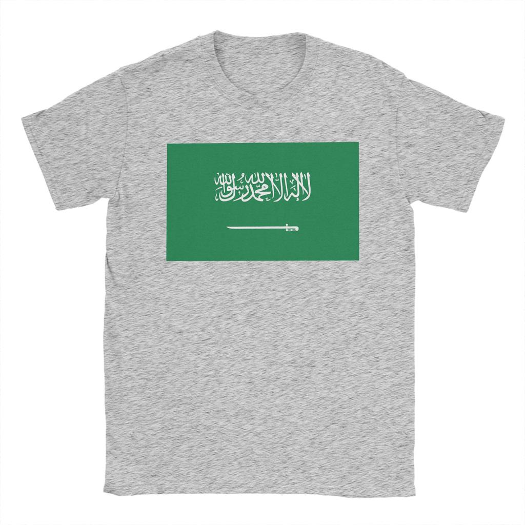National Day of Saudi Arabia T-Shirt Summer Popular T Shirts Men Cotton O Neck Oversize Tees Short-Sleeve Street Style Tops