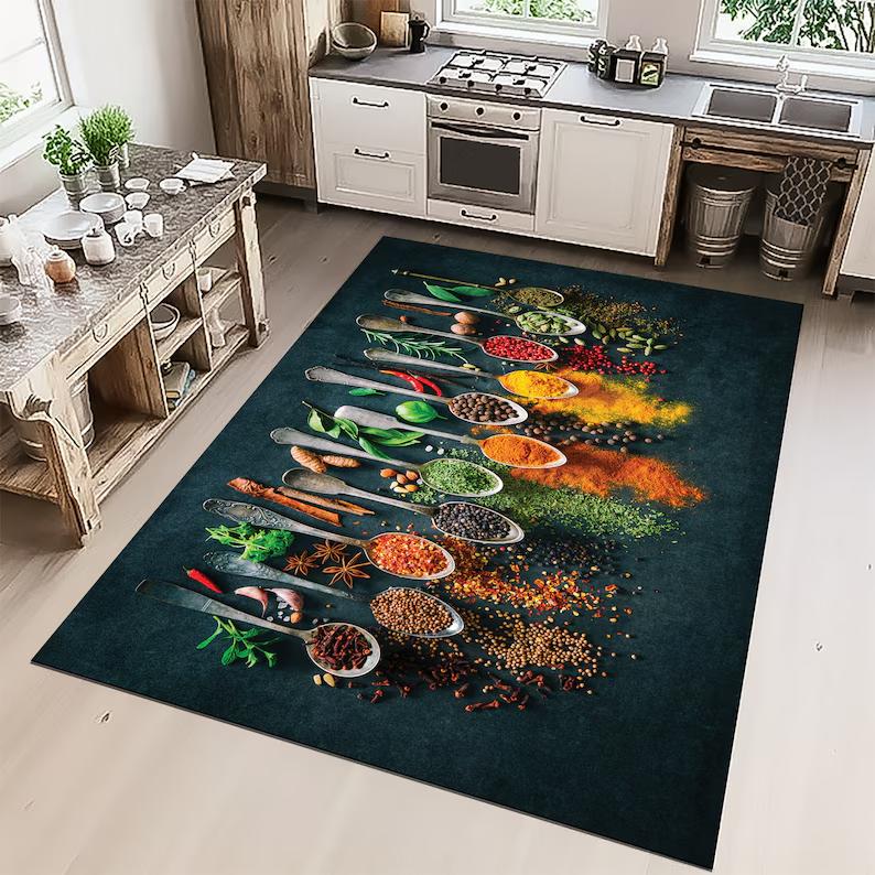 Kitchen Rug Gift for Her Thick Rug Step Coffee Modern Modern Rug Floor Outdoor Rugs Kitchen Rugs Living Room Bedroom Decoration