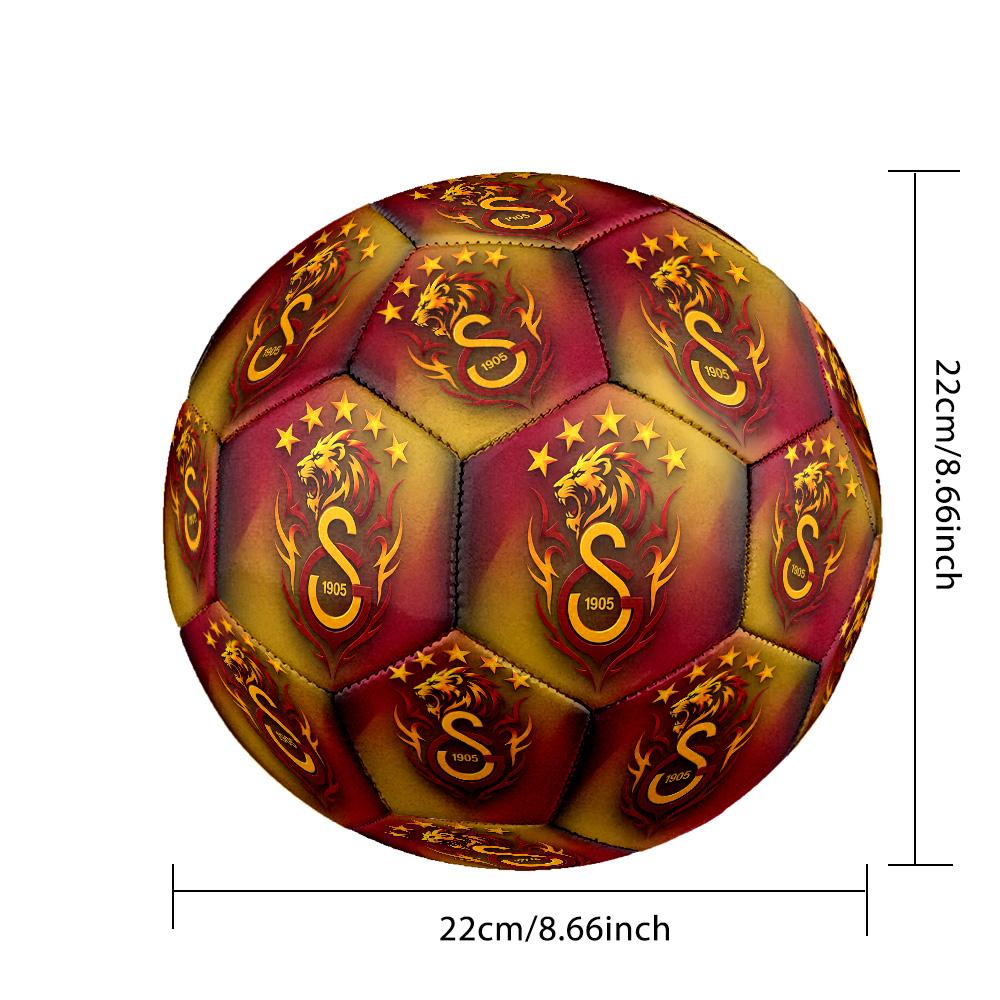 Galatasaray FC Size 5 Standard Football Durable Training Match Soccer Ball for Adult Outdoor Sports